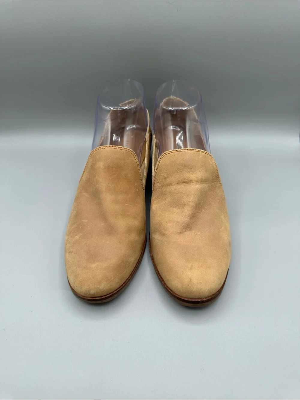 Lucky Brand Cahill Leather Slip On Loafers Women 7 Tan